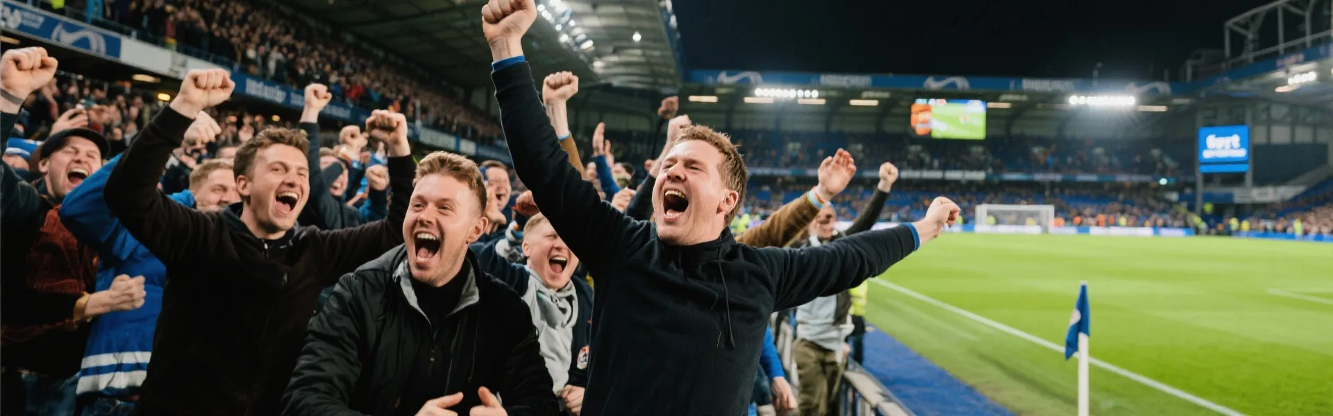 Fans Celebrating
